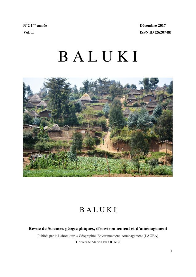 Couverture de BALUKI n°2, Décembre 2017